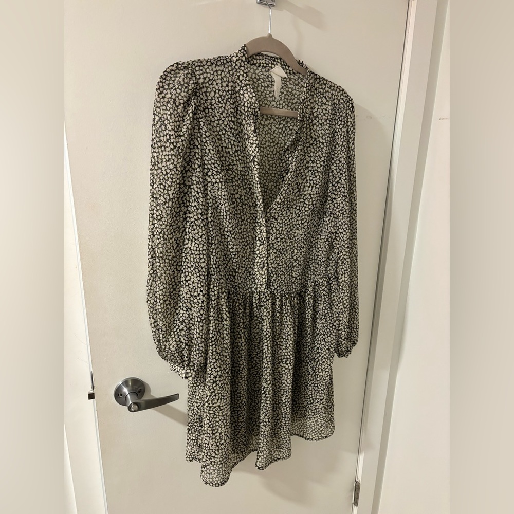 Chiffon floral dress HM (size small)